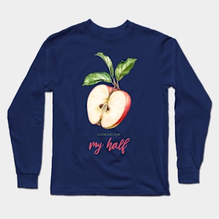Half Apple Long Sleeve T-Shirt